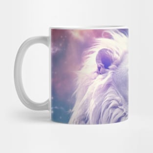 Lion Wild Animal Majestic Wilderness Surrealist Mug